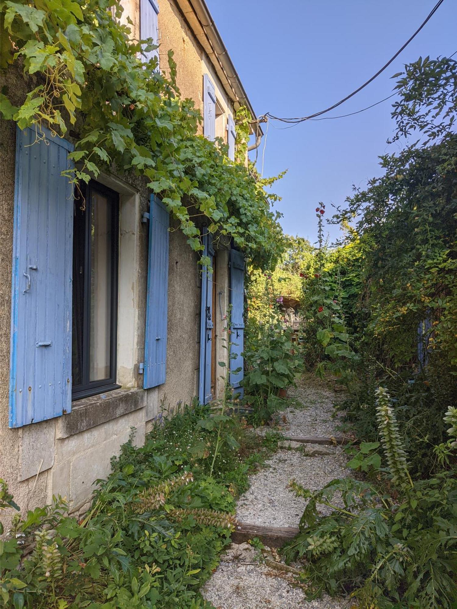 Villa Les Volets Bleus Arçais Exterior foto